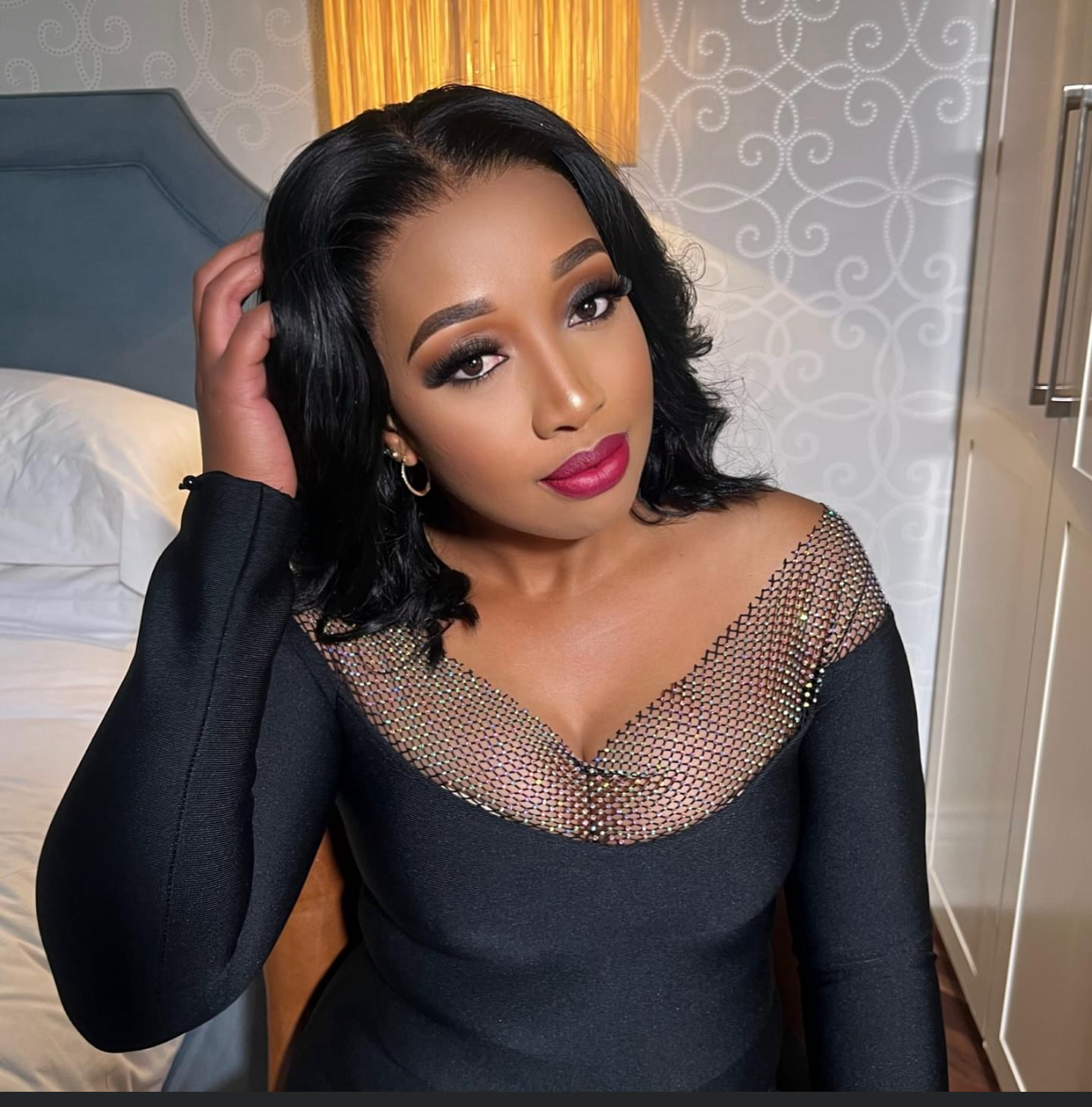 Lola 12" with a lace frontal closure